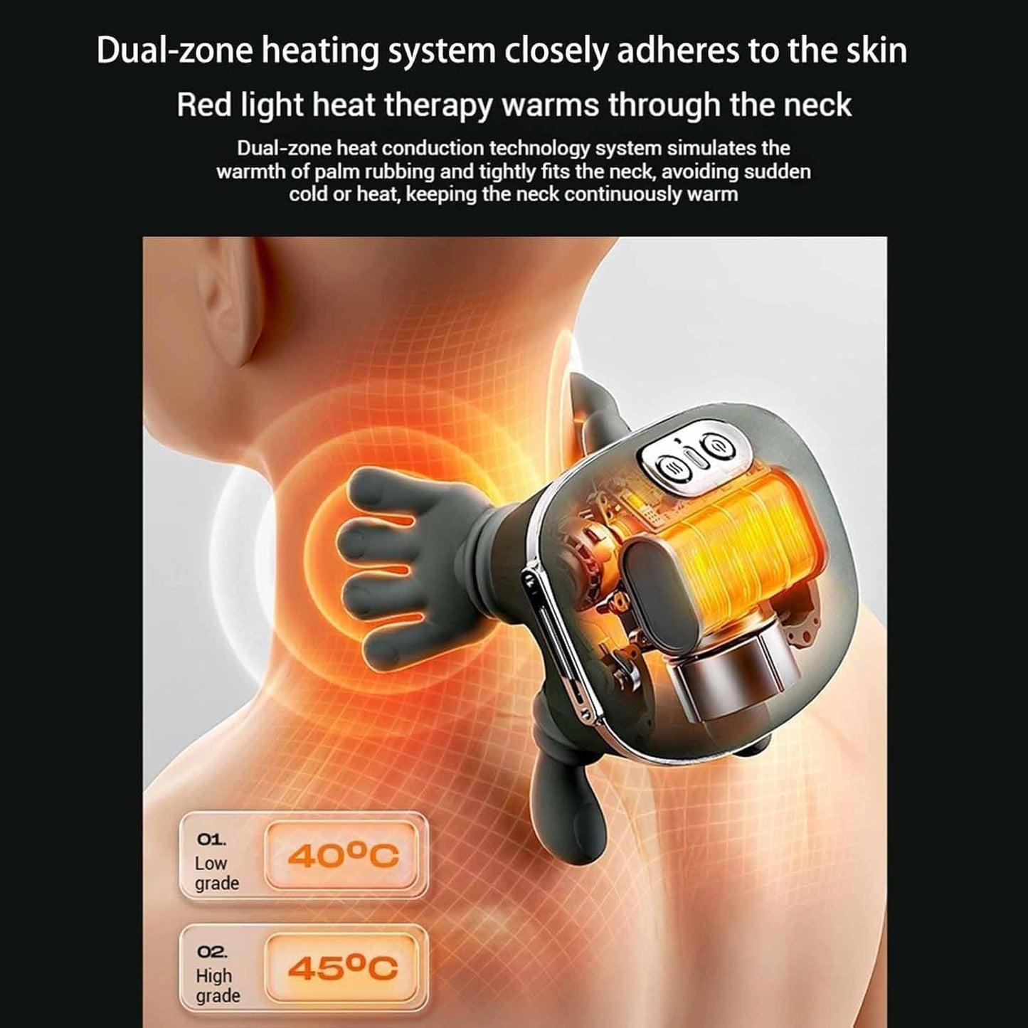 Siasoo Neck Massager with Hands,Siaasoo Massage Master for Shoulder,Neck,Leg Massager