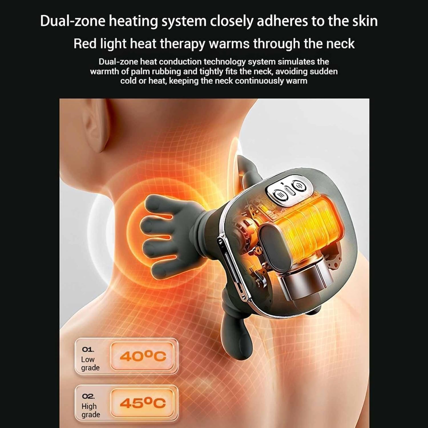 Siasoo Neck Massager with Hands,Siaasoo Massage Master for Shoulder,Neck,Leg Massager